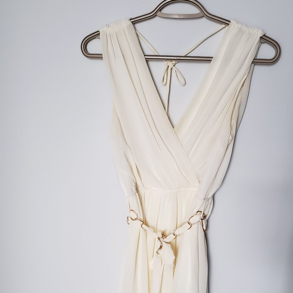 Guess High/Low White Dress